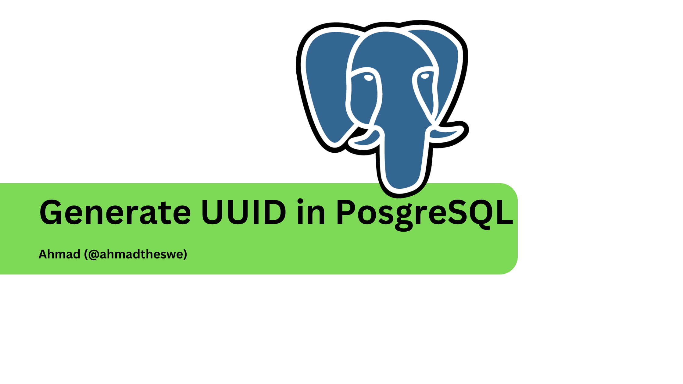 Generate Uuid In Postgresql